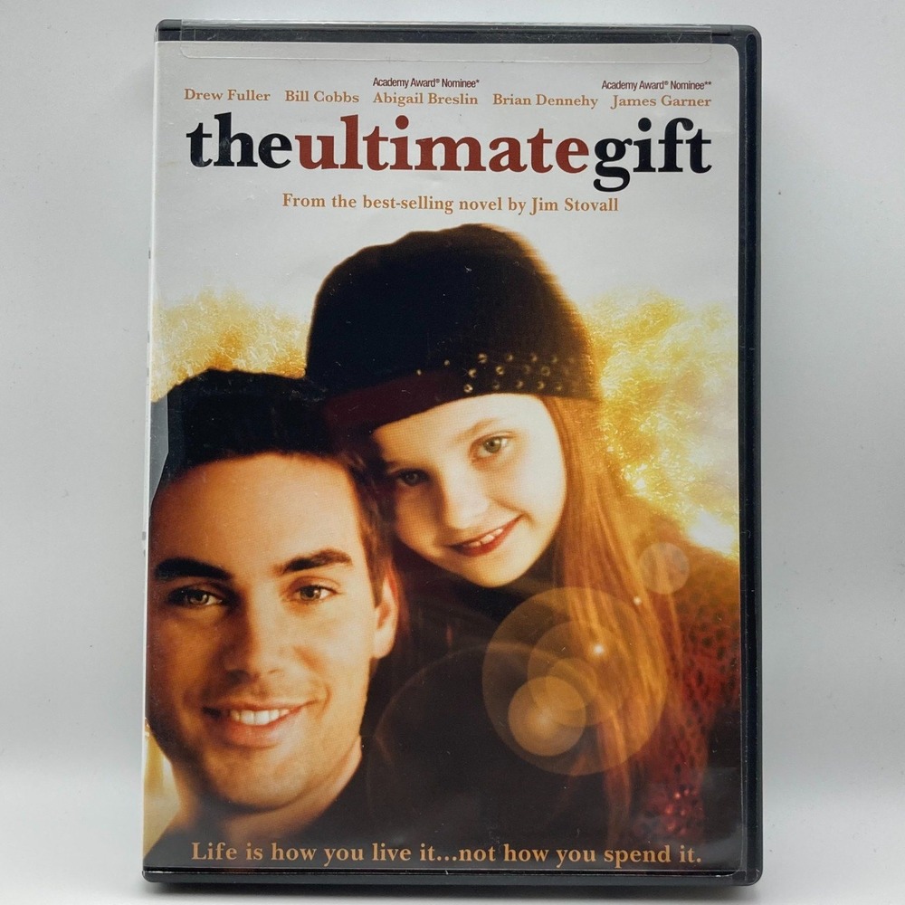 The Ultimate Gift DVD Movie Film Jim Stovall Original Case Drew Fuller Bill Cobs